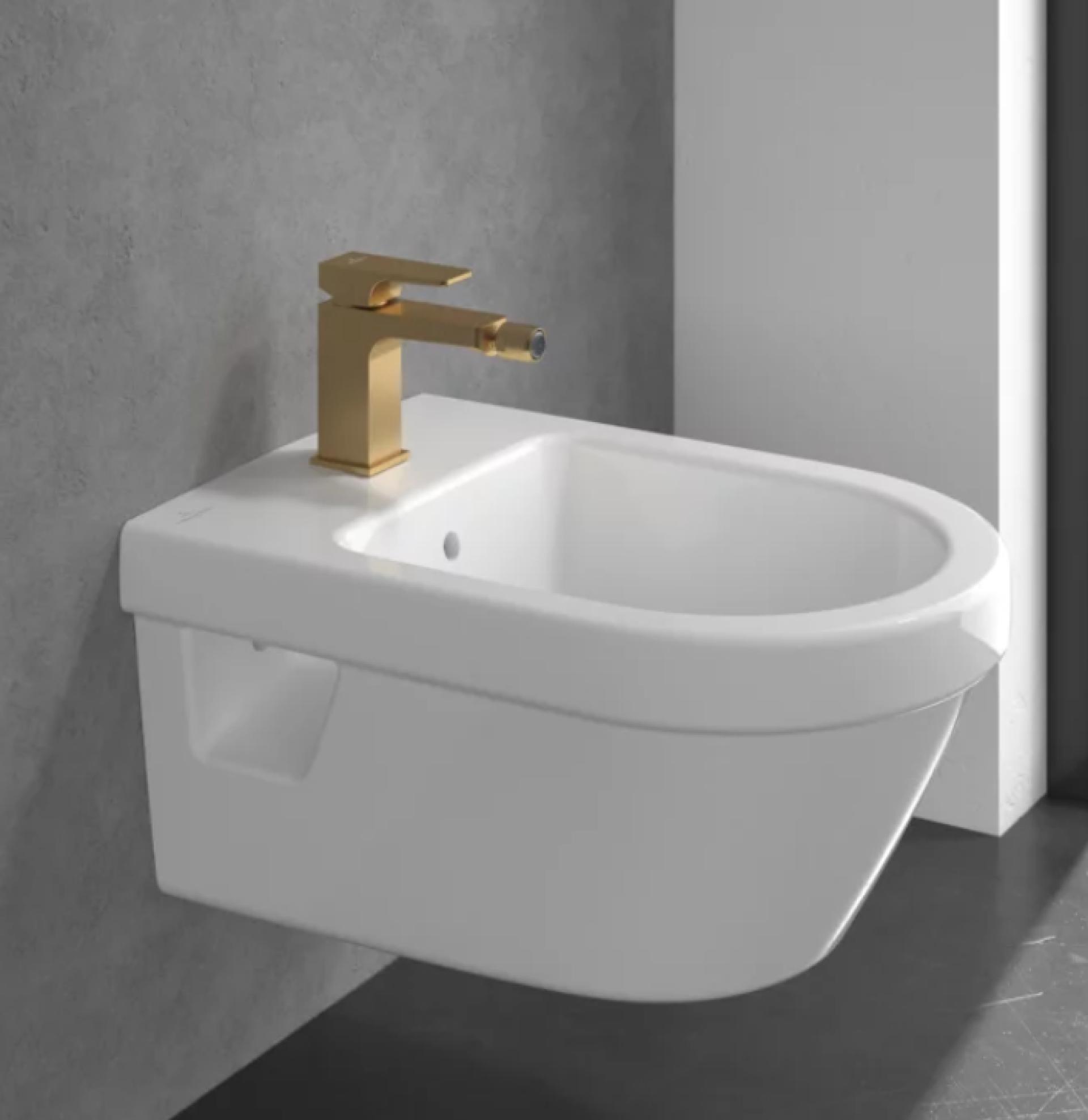 Смеситель для биде Villeroy & Boch Architectura Square TVB12500100076 золото