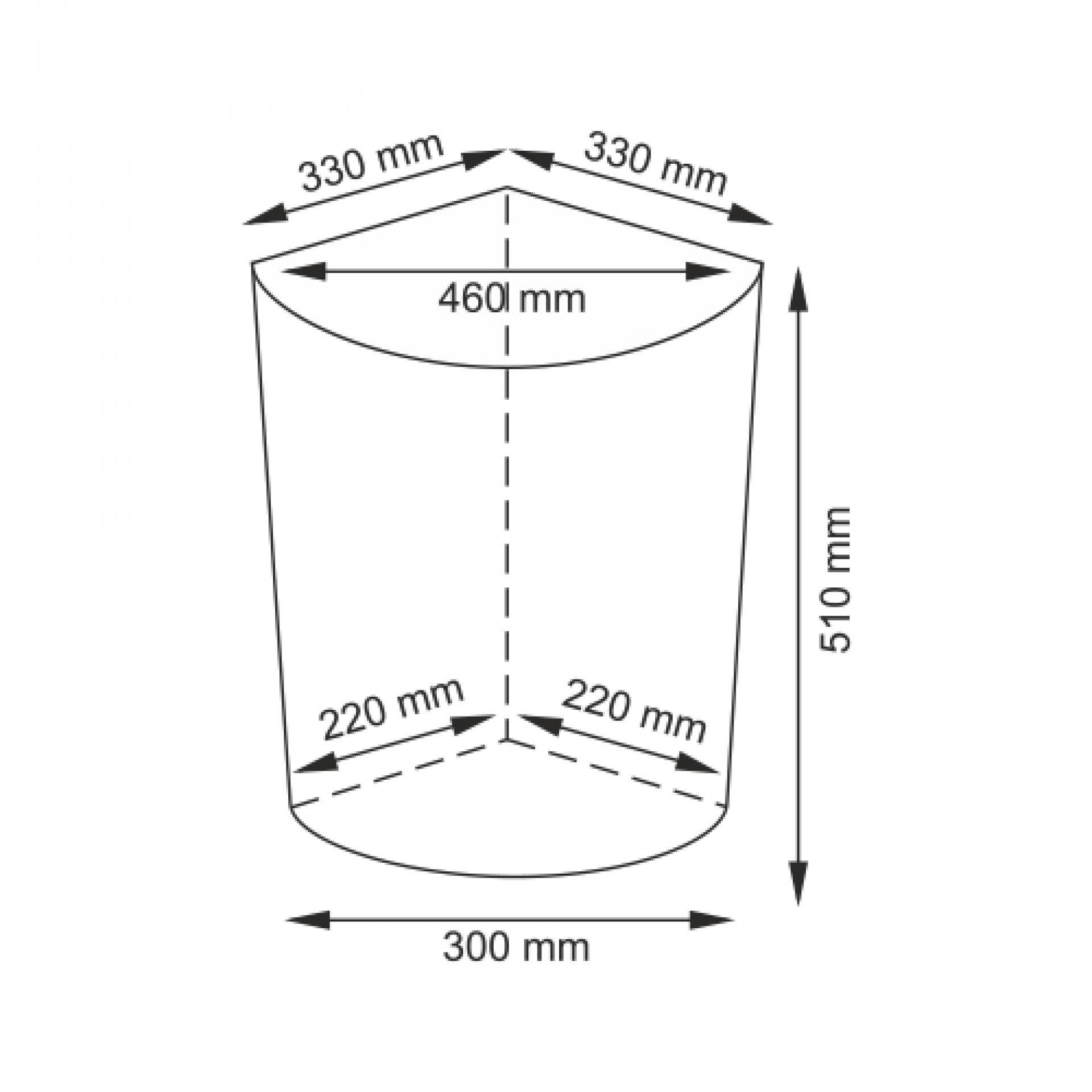 Корзина с крышкой Wasserkraft Salm WB-270-M