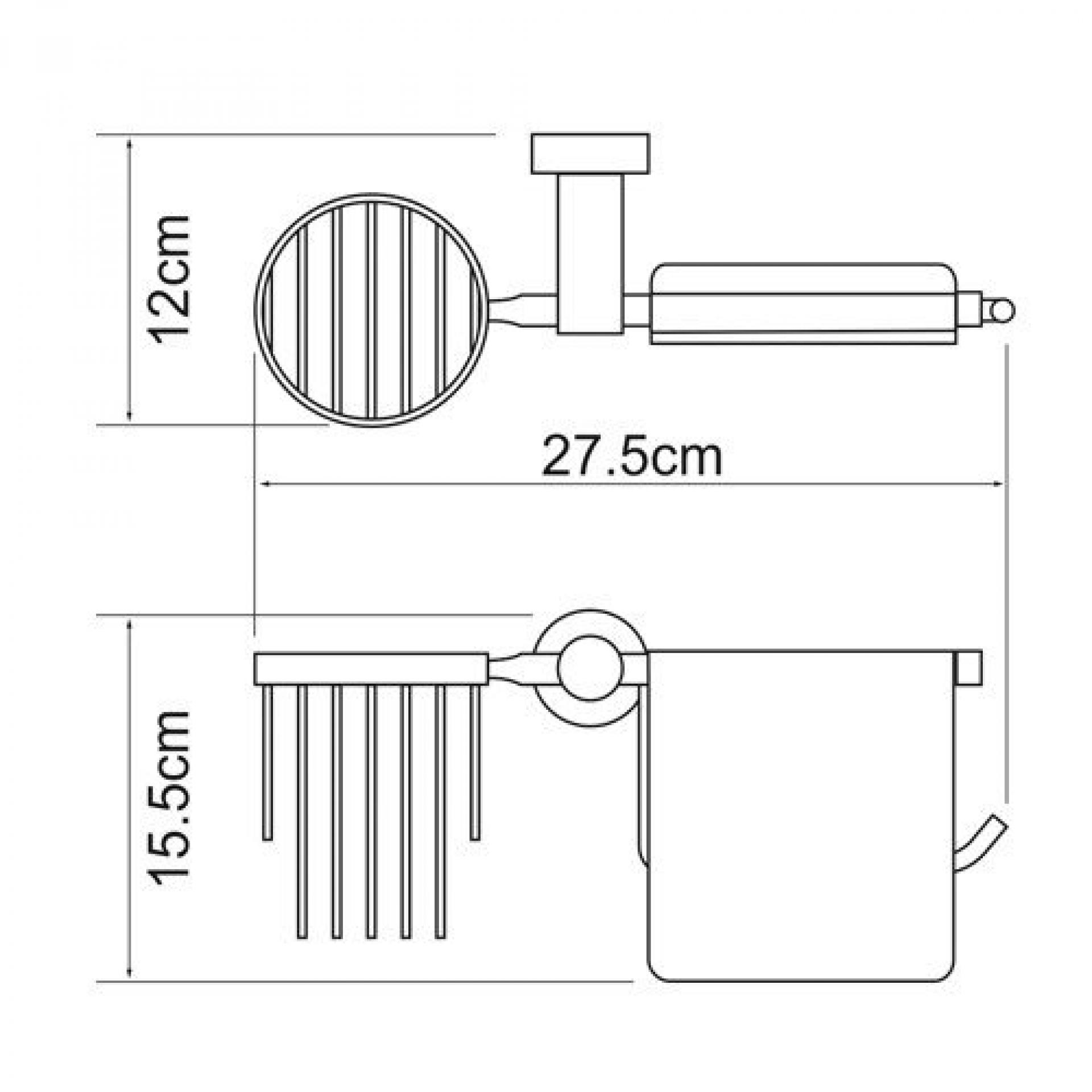 Держатель туалетной бумаги Wasserkraft Donau 9459