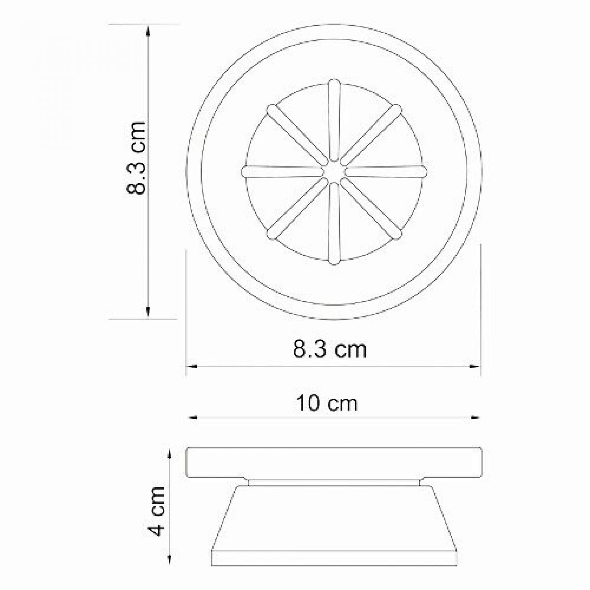 Мыльница WasserKRAFT Donau K-2429, хром