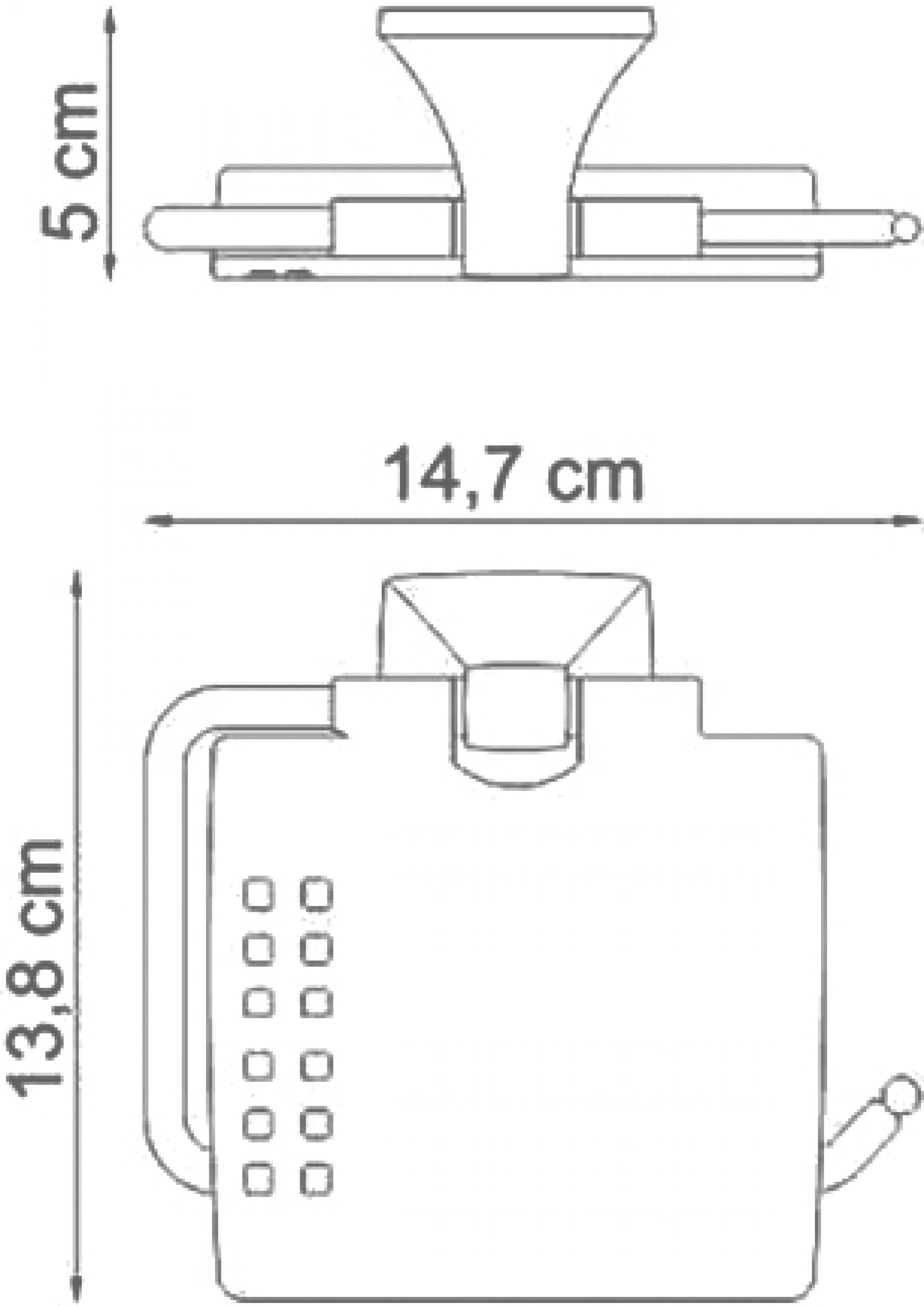 Держатель туалетной бумаги Wasserkraft Wern 2525