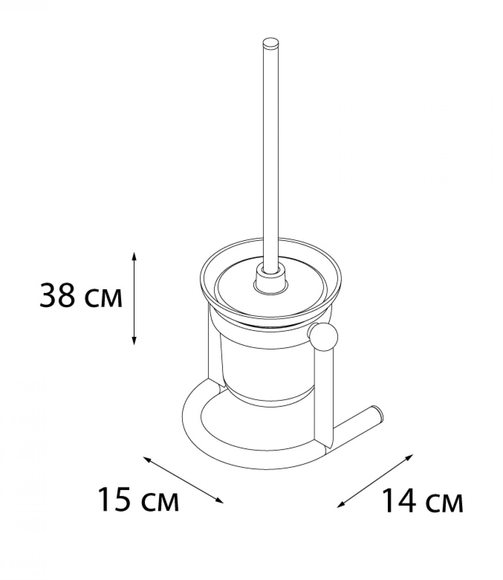 Ерш FIXSEN напольный со стеклянной колбой FX-403