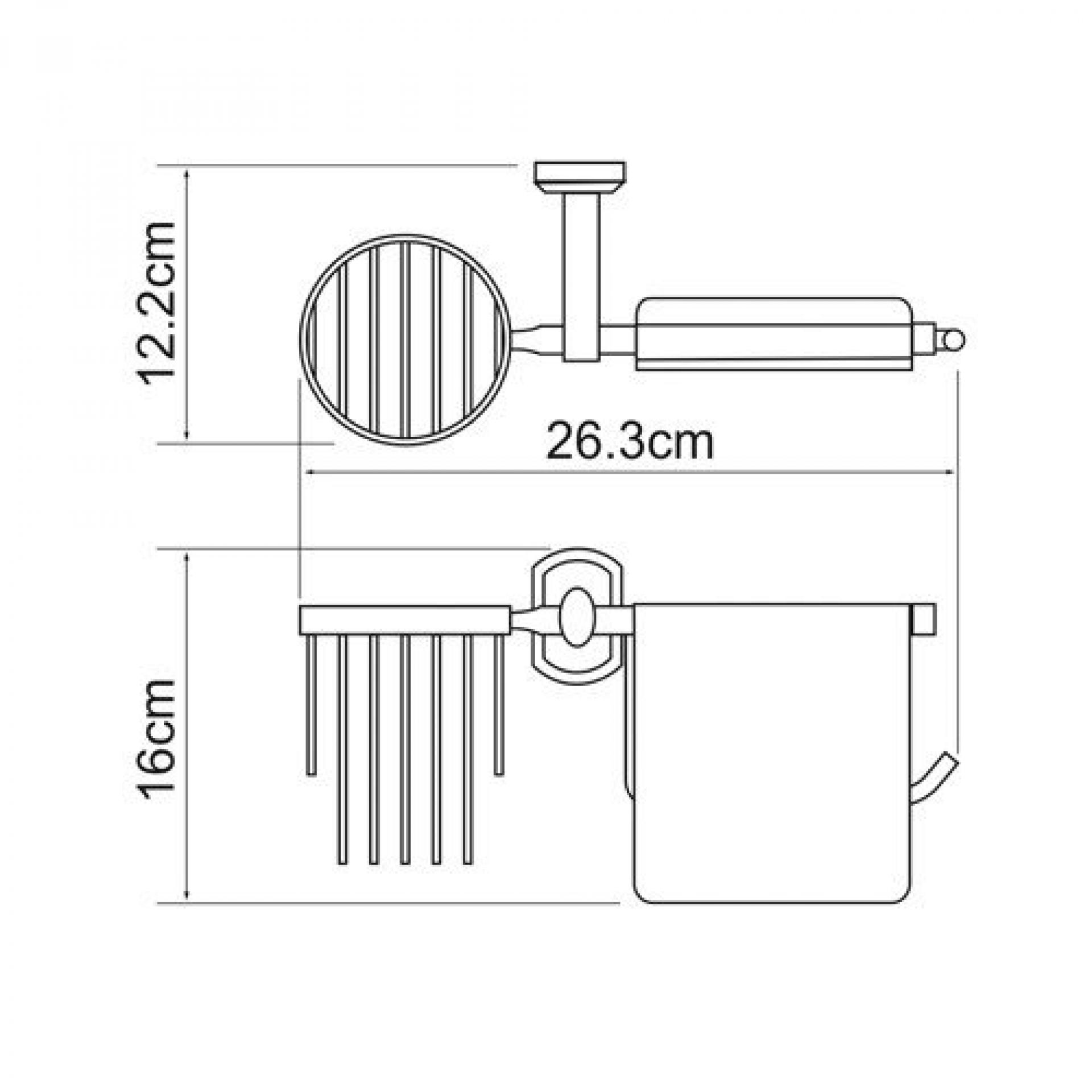 Держатель туалетной бумаги Wasserkraft Oder 3059