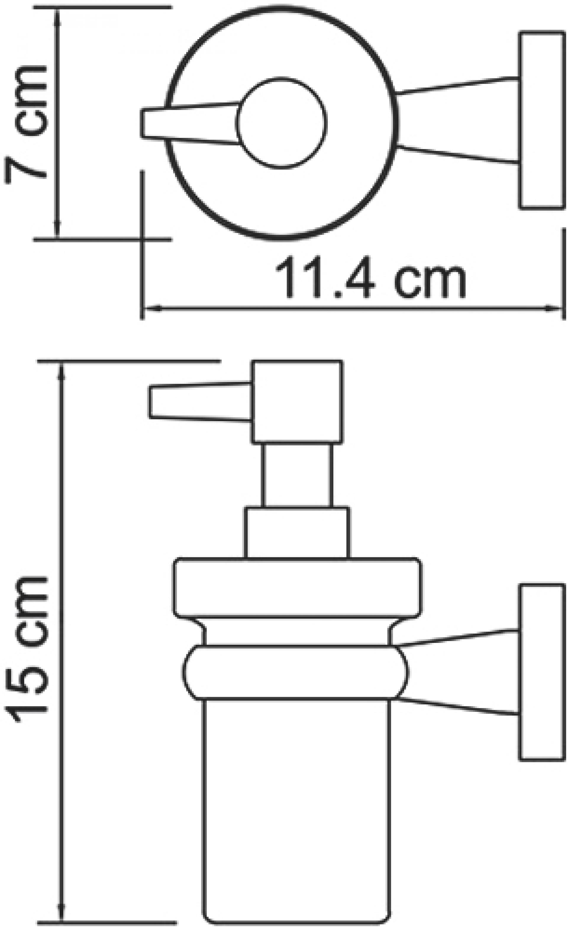 Дозатор жидкого мыла Wasserkraft Lippe 6599