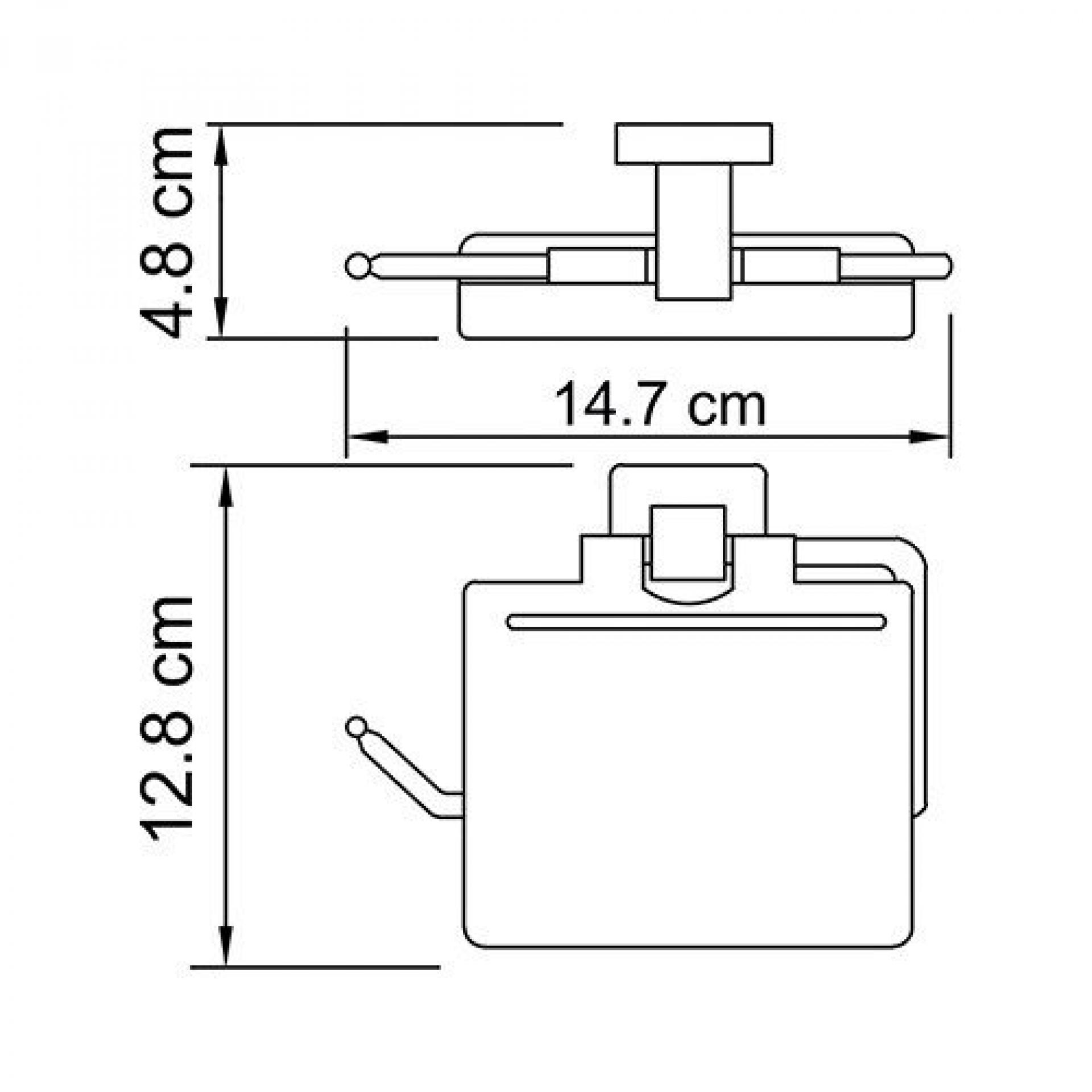 Держатель туалетной бумаги Wasserkraft Lippe 6525