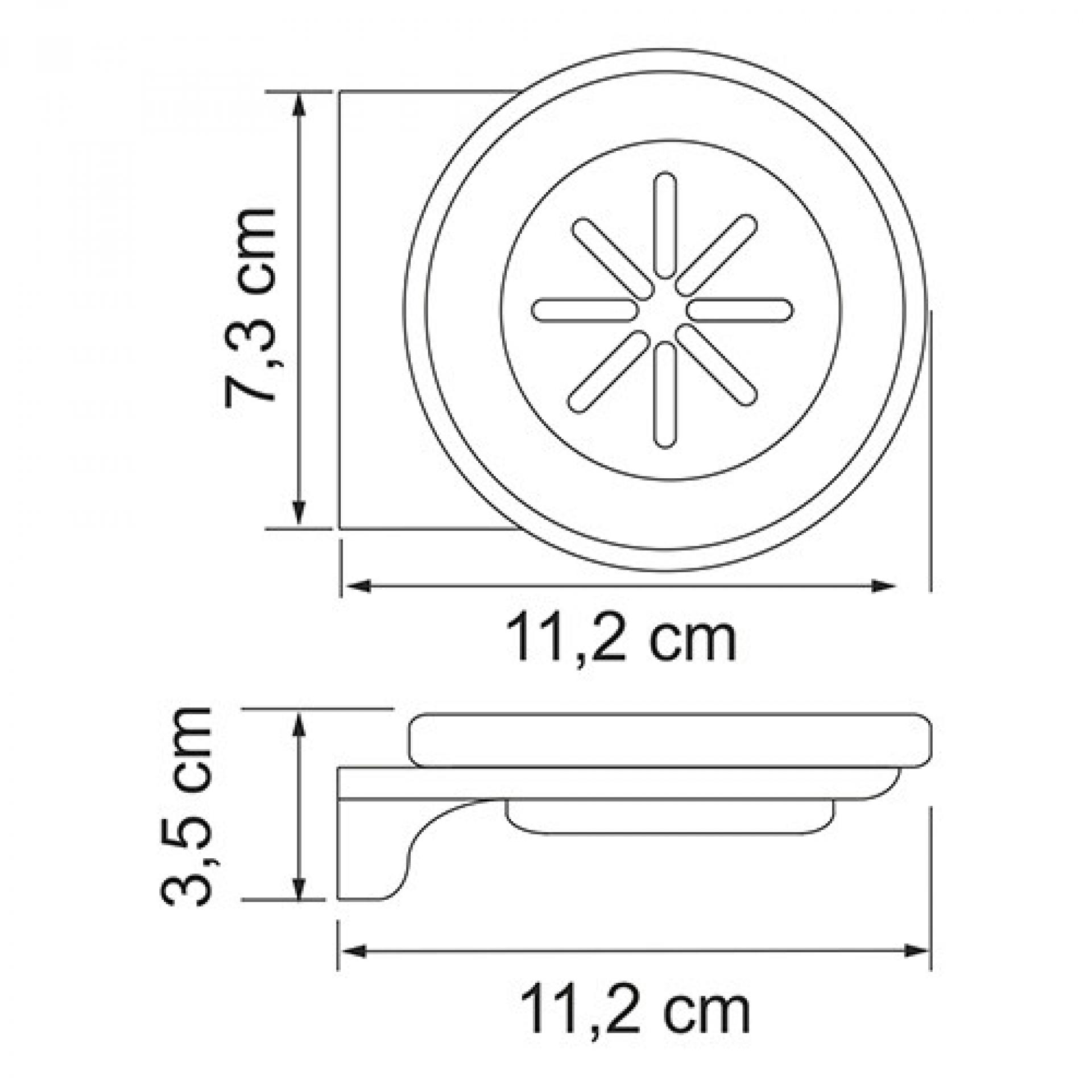 Мыльница WasserKRAFT Kammel K-8329, хром