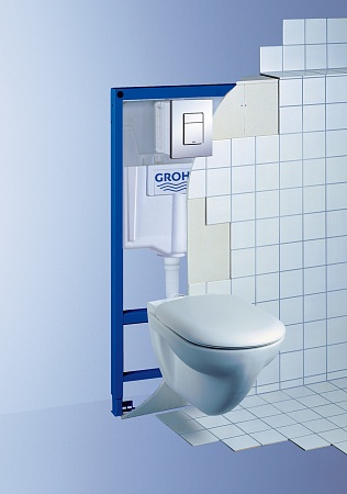 Система инсталляции для унитазов Grohe Rapid SL 38721001 3 в 1 с кнопкой смыва