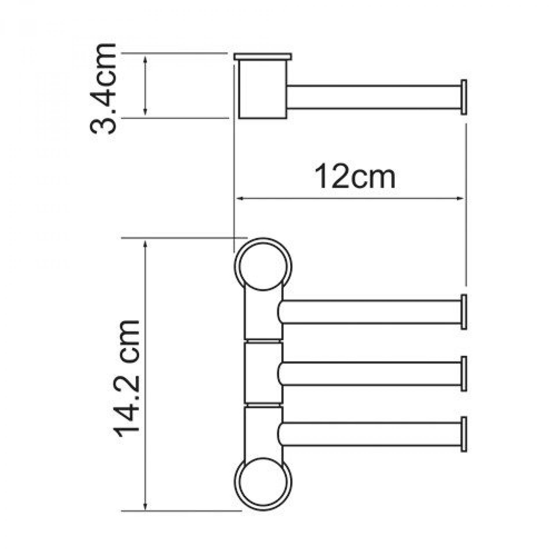 Держатель полотенец Wasserkraft 1053