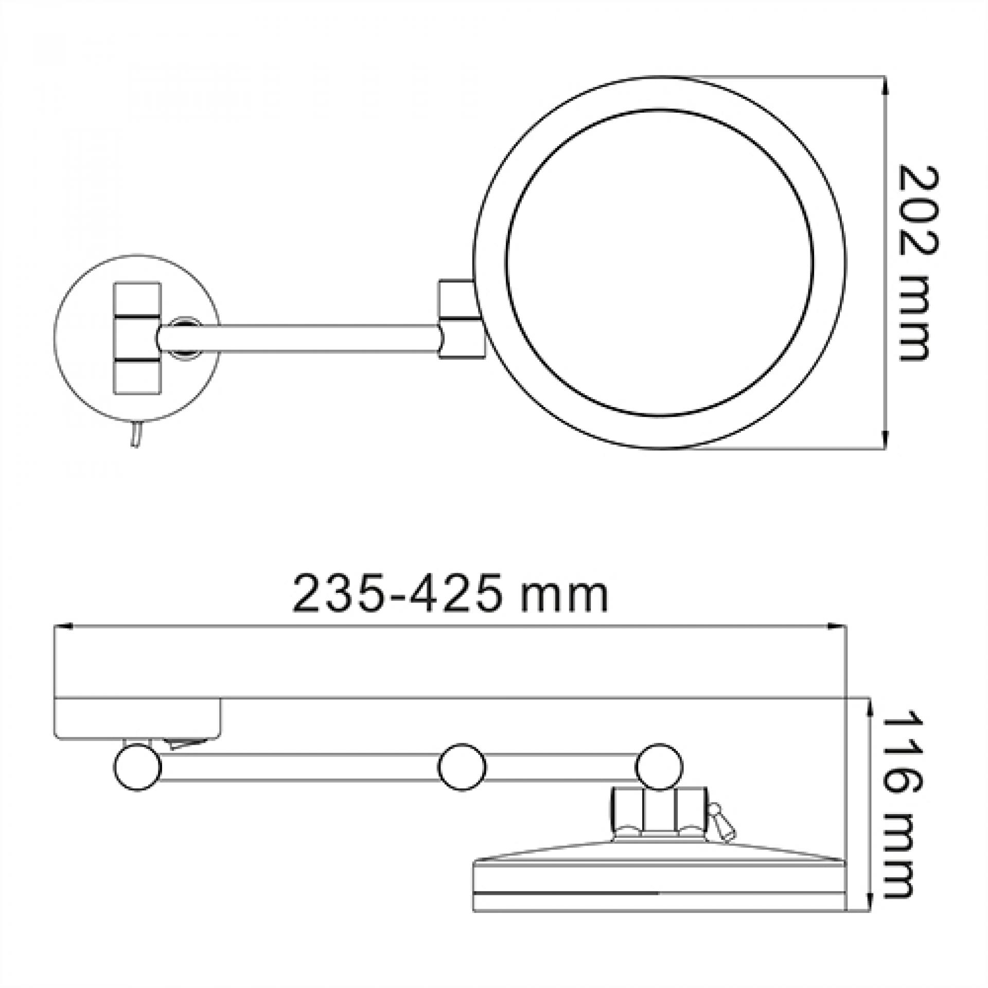 Зеркало Wasserkraft 1004