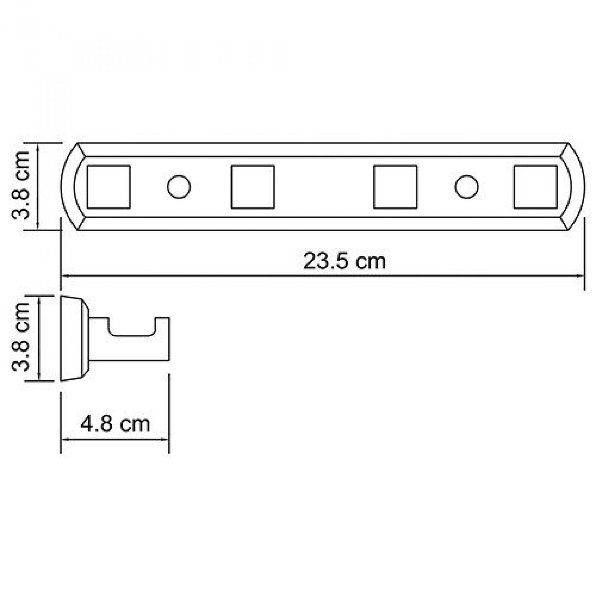 Кронштейн настенный Wasserkraft Lippe 6574