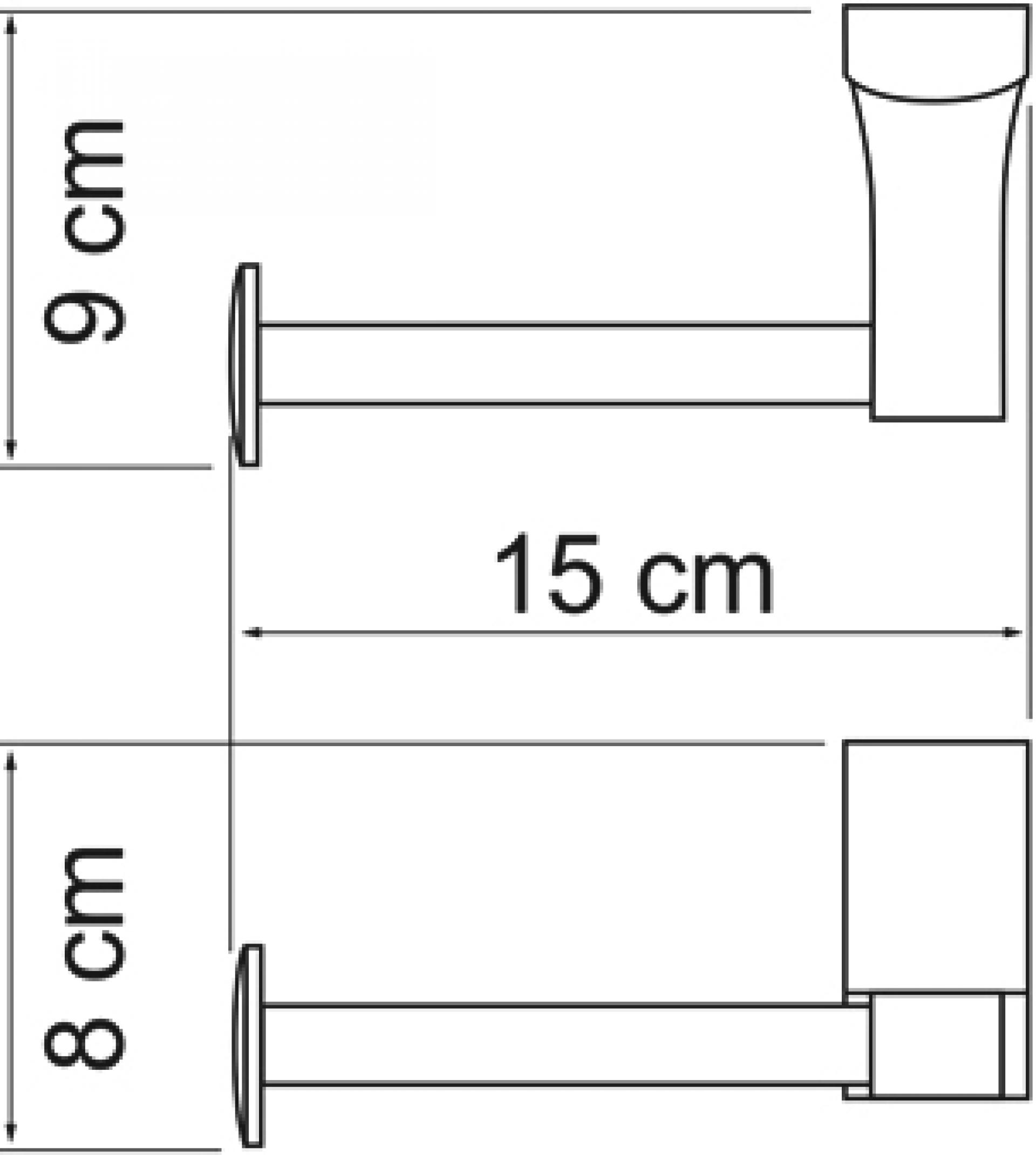 Держатель туалетной бумаги Wasserkraft Leine 5096WHITE