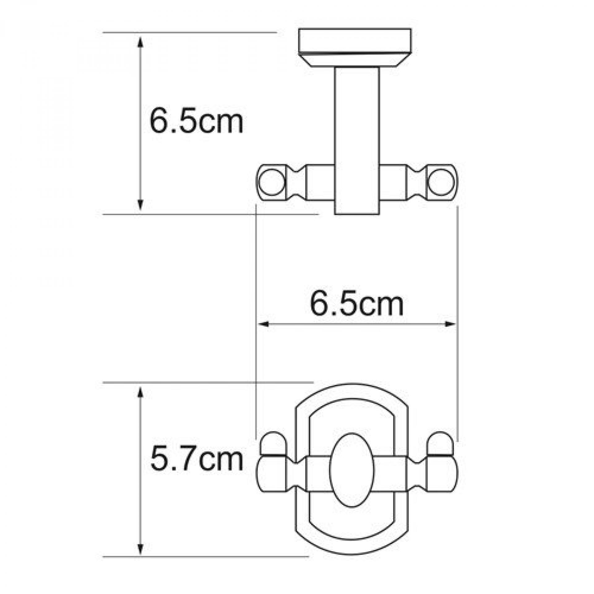 Крючок двойной Wasserkraft Oder 3023D