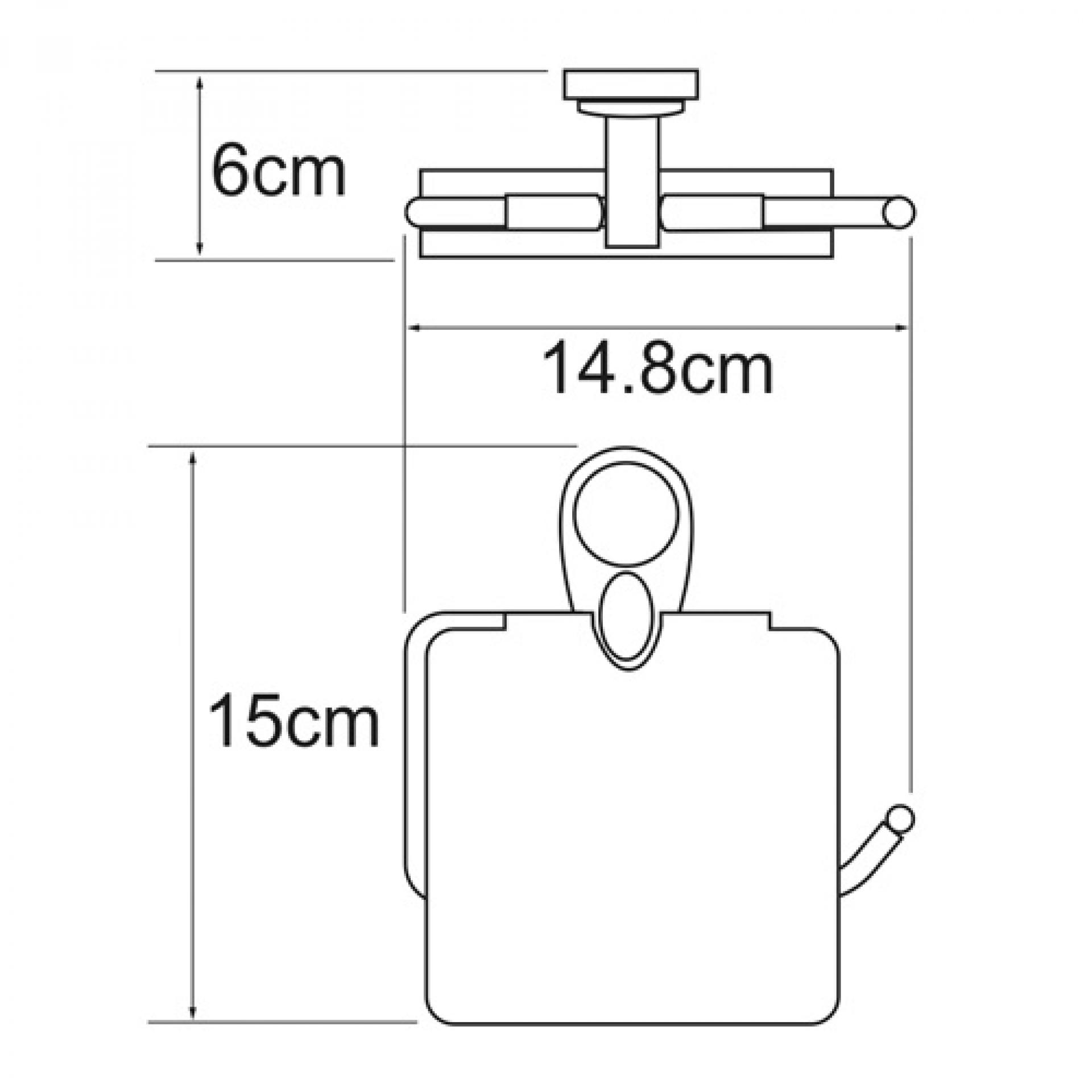 Держатель туалетной бумаги Wasserkraft Main 9225