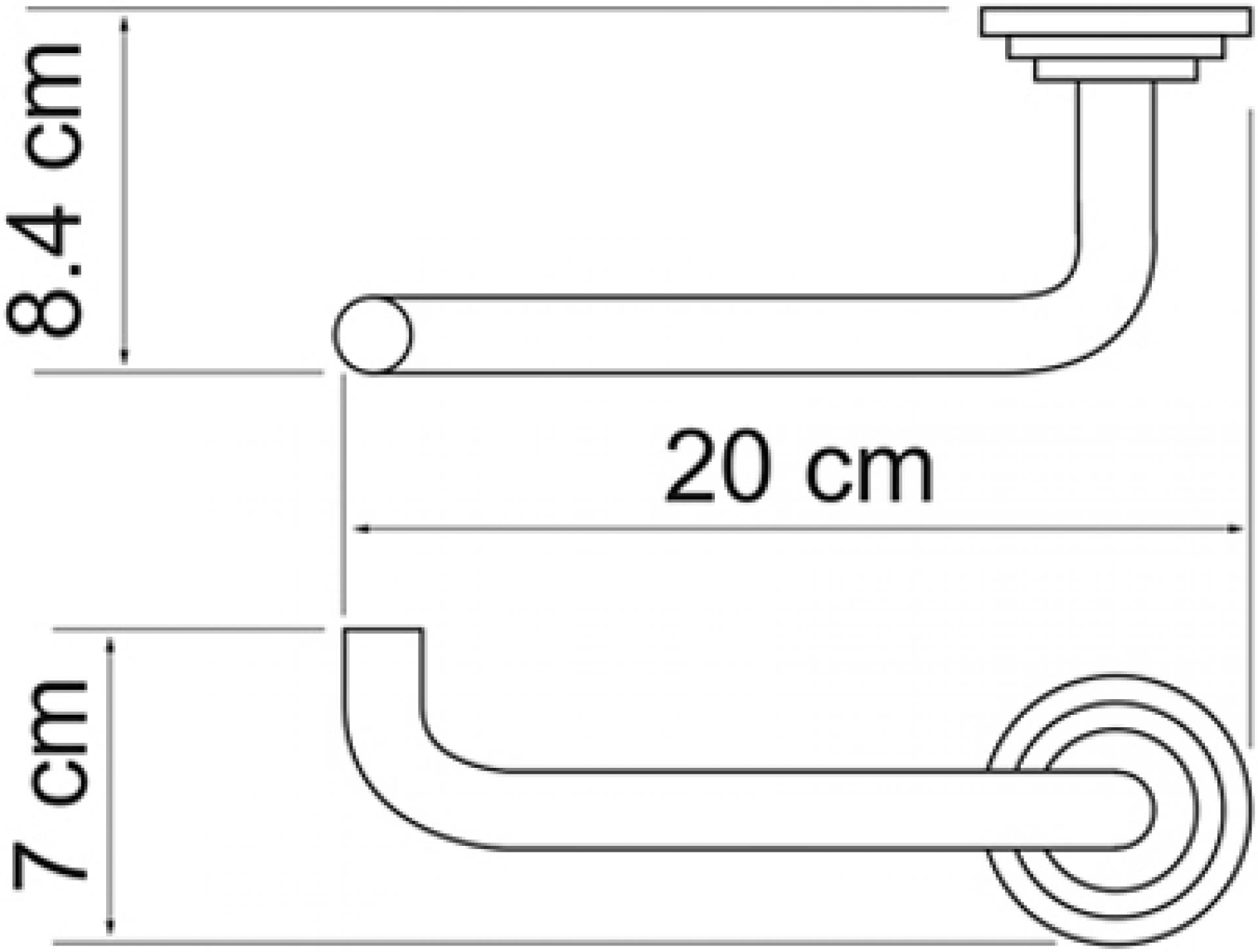 Держатель туалетной бумаги Wasserkraft Isar 7396