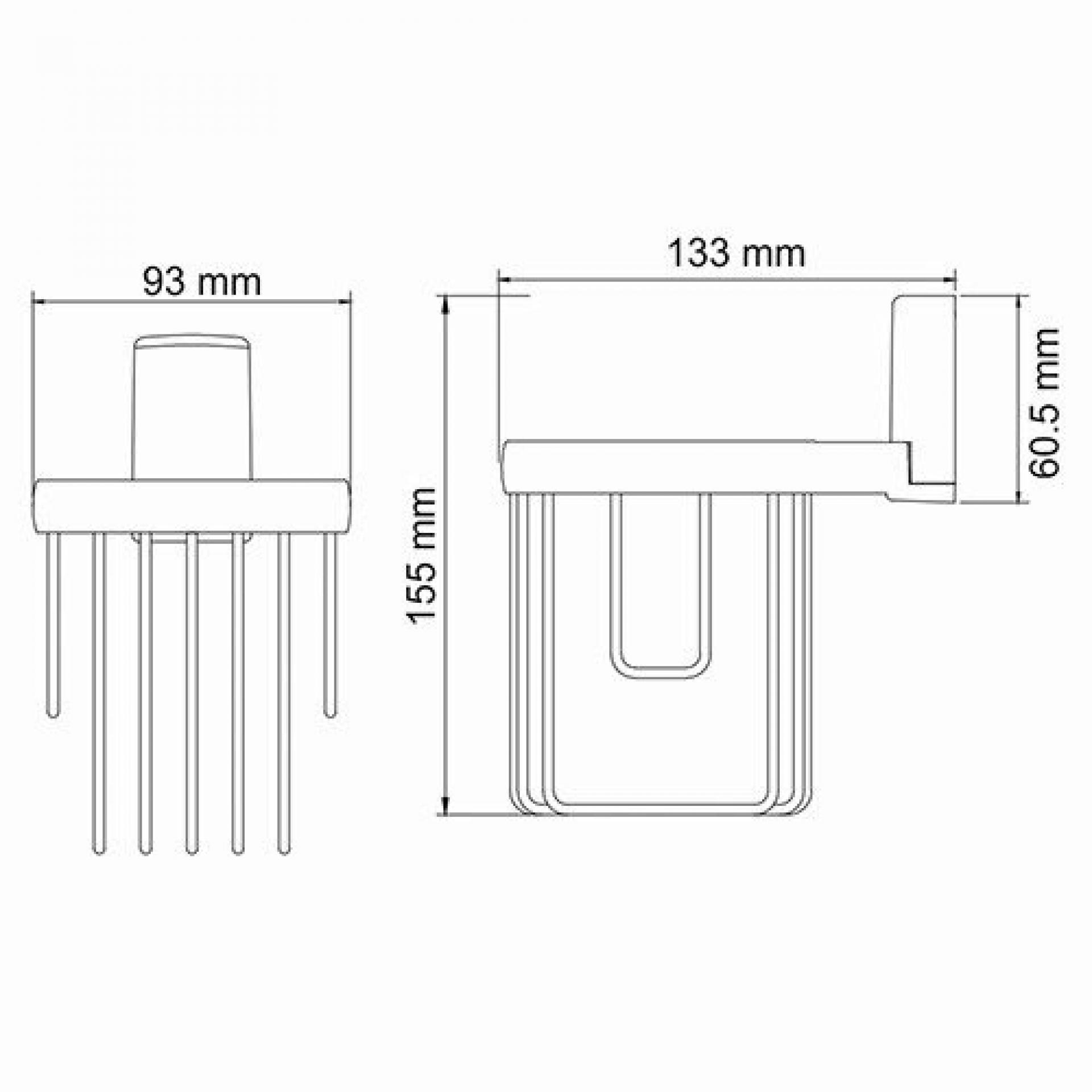 Держатель освежителя воздуха WasserKRAFT Leine K-5045, хром