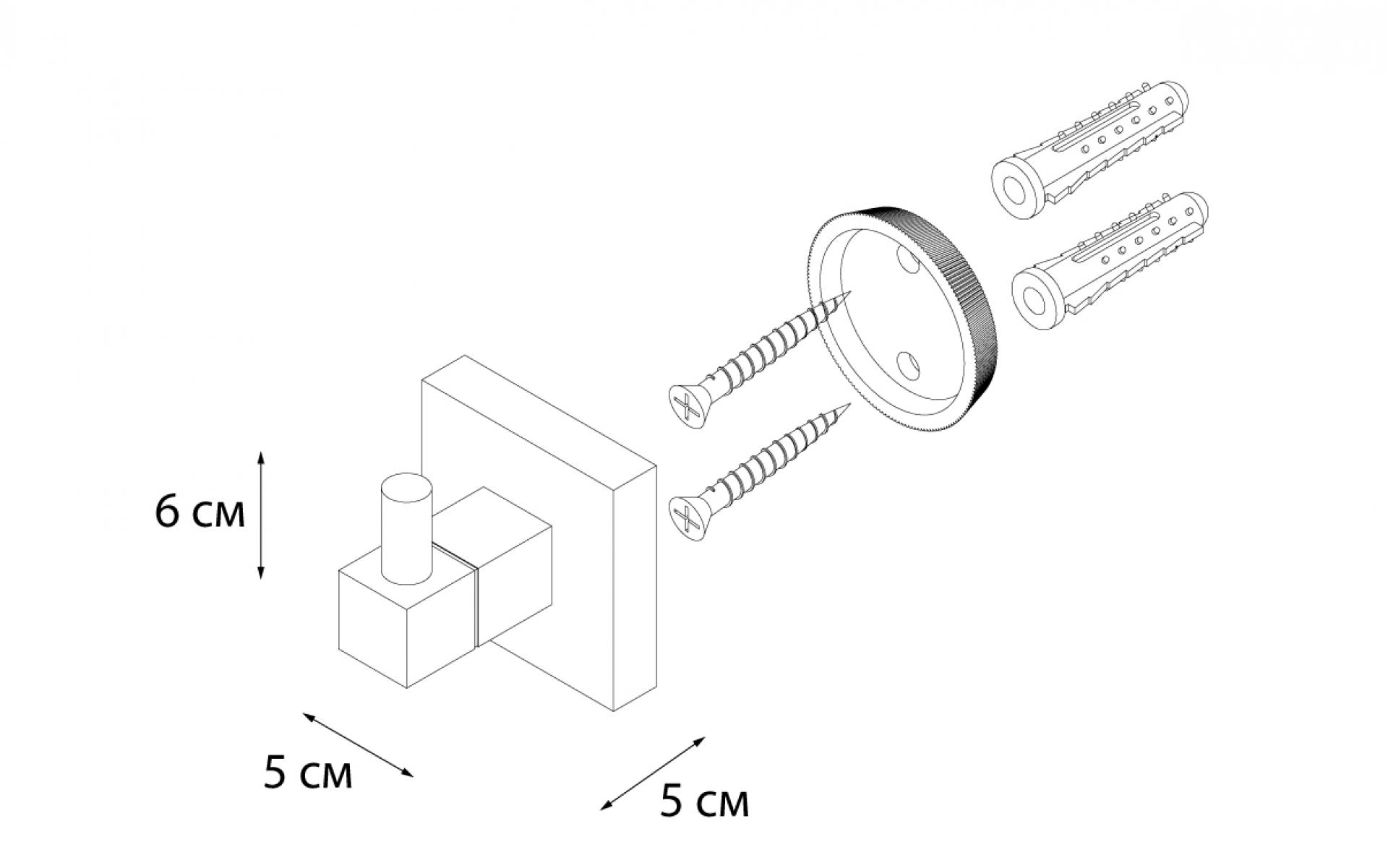 Крючок FIXSEN Metra FX-11105