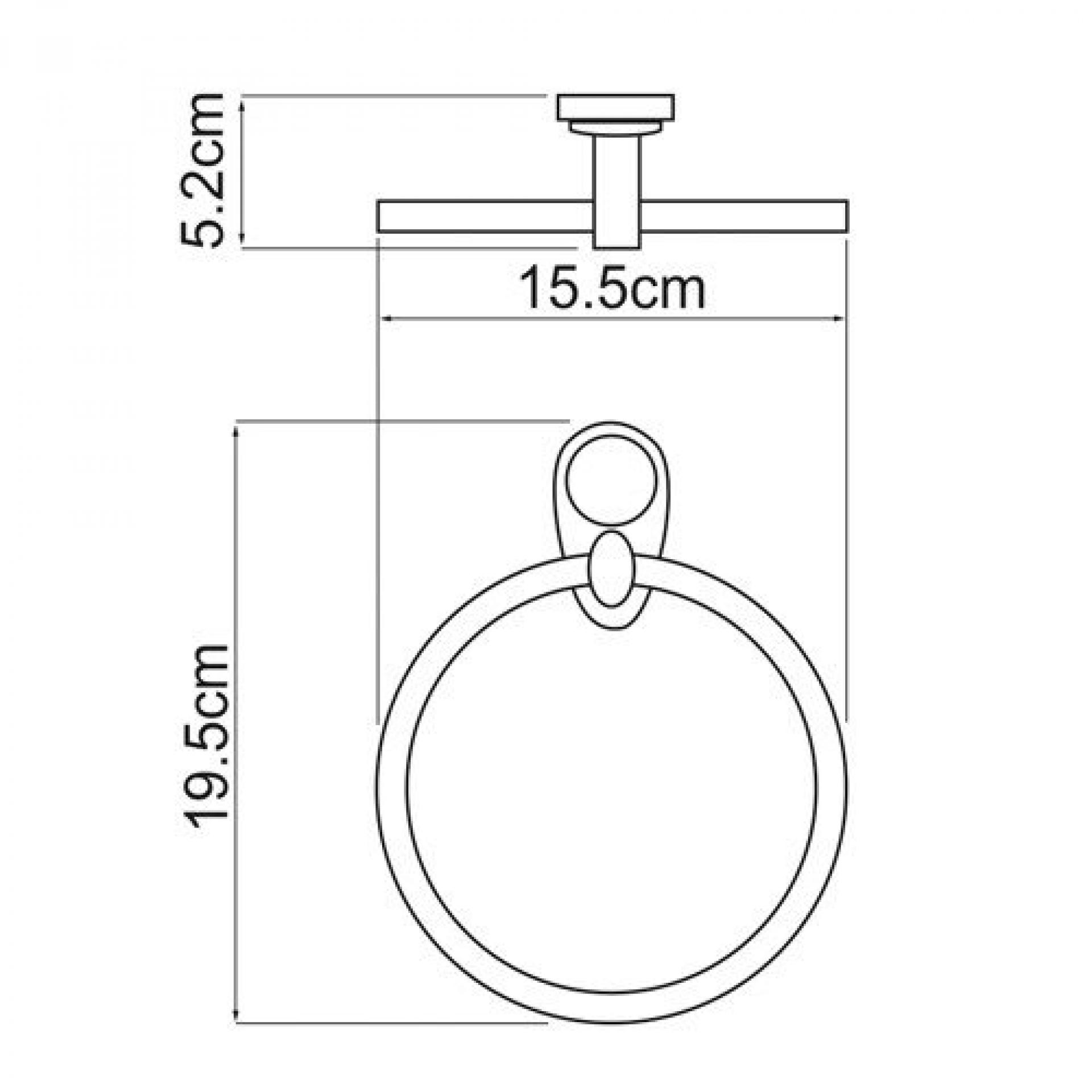 Держатель полотенец Wasserkraft Main 9260