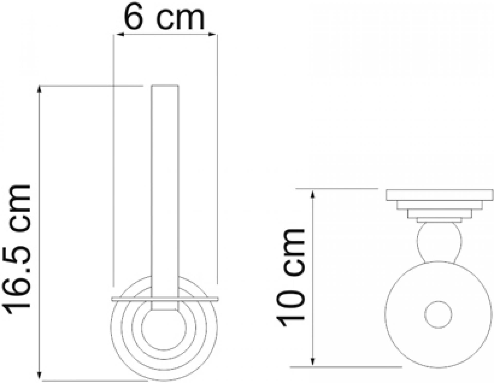 Держатель туалетной бумаги Wasserkraft Isar 7397