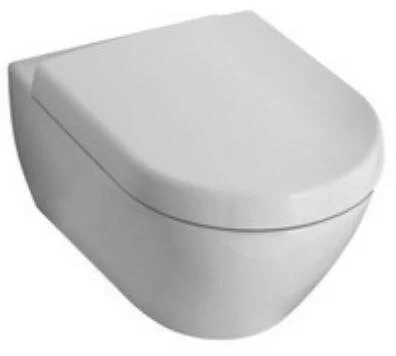 Подвесной безободковый унитаз Villeroy&Boch Verity-Design 5643 HR 01 с сиденьем Soft Close