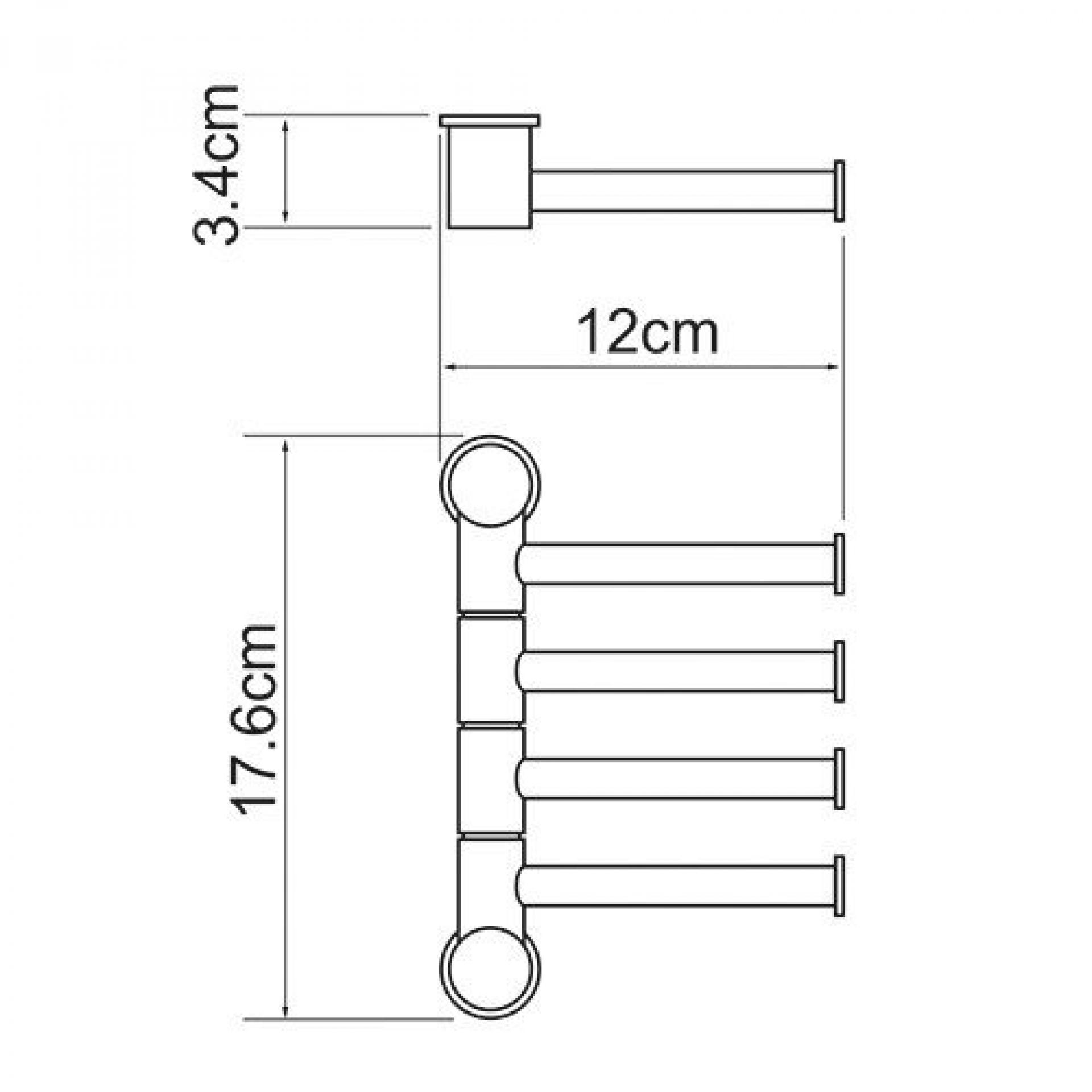 Держатель полотенец Wasserkraft 1054