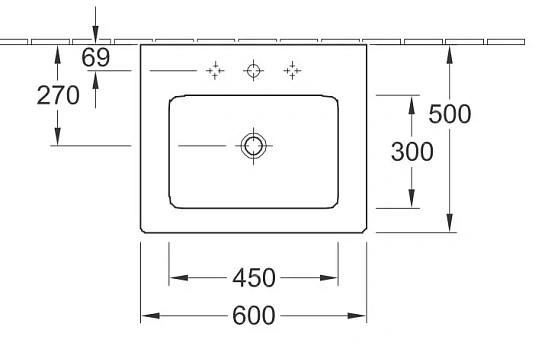 Тумба под раковину Villeroy&Boch Venticello A92301DH+412460R1 белый