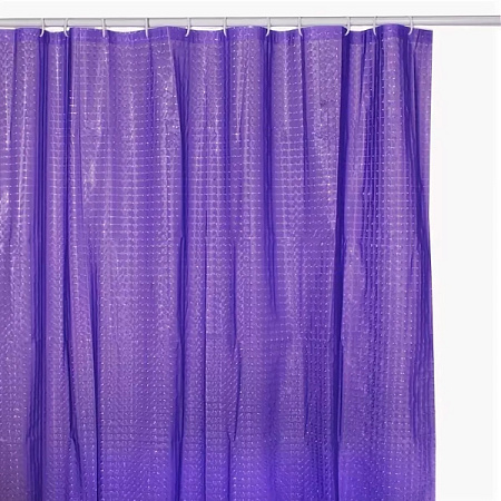 Шторка для ванной FIXSEN 180х180 PVC PE3003P purple