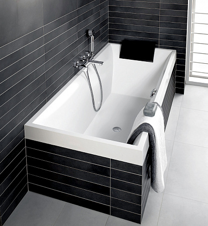 Квариловая ванна 170х75 Villeroy & Boch Squaro UBQ170SQR2V-01