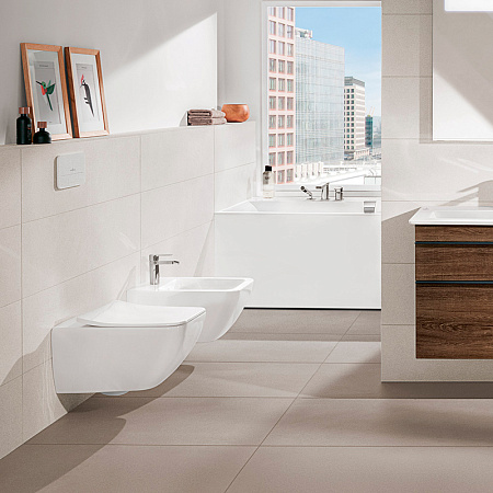 Унитаз подвесной Villeroy & Boch Venticello 4611R0R1 alpin