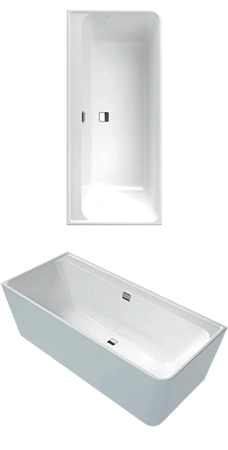 Акриловая ванна Villeroy & Boch Collaro UBA180COR9CLBCVE01 белый