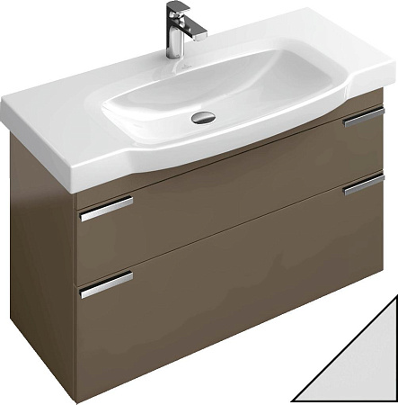 Тумба для комплекта Villeroy & Boch Sentique A85300DH 100 белая