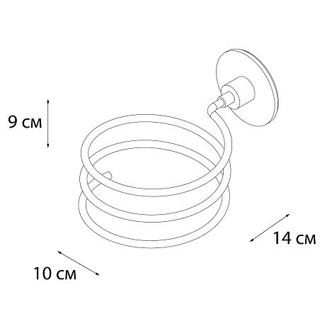 Держатель для фена FIXSEN Round FX-92119