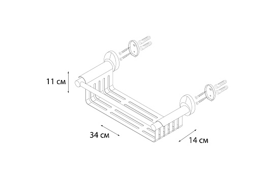 Полка FIXSEN Europa универсальная FX-21823